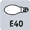 �������� ����� : ������������� �����; ������ : E40